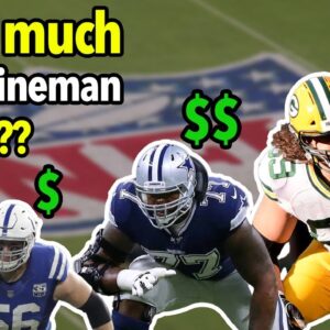 How much do Lineman Make in the NFL?? // O-Line Only