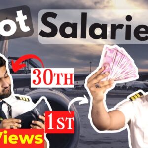 Pilot SALARY | How much do Airline pilots earn in India ? + Salary Break-up