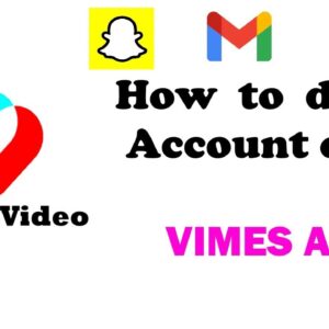 How To Delete Account On vimes App | How To Deactivate Account On vimes dating  App