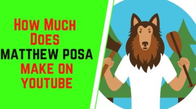 How Much Does Matthew Posa Make On YouTube