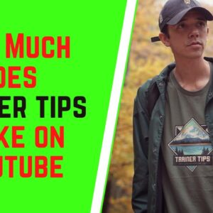 How Much Does Trainer Tips Make On YouTube