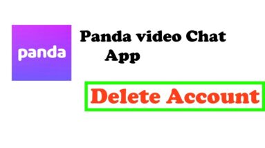 panda video chat app delete account | how to delete accoubt on panda app