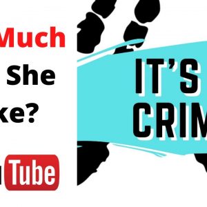 How Much Does It's A Crime Make on youtube