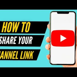 How to Share your YouTube Channel Link (2022)