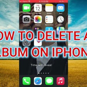 HOW TO DELETE AN ALBUM ON IPHONE 2022