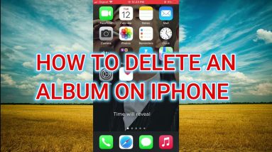 HOW TO DELETE AN ALBUM ON IPHONE 2022