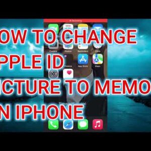 HOW TO CHANGE APPLE ID PICTURE TO MEMOJI ON IPHONE