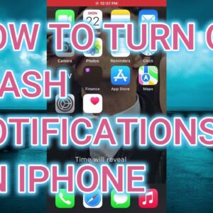 HOW TO TURN ON FLASH NOTIFICATION ON IPHONE(Iphone Tutorial)