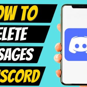 How To Delete Message On Discord Mobile 2022 (EASY)