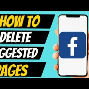 How To Delete Suggested Pages For You On Facebook (Simple)