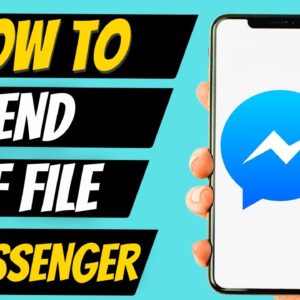How To Send PDF File In Messenger App 2022