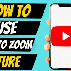 How To Use YouTube Pinch To Zoom Feature