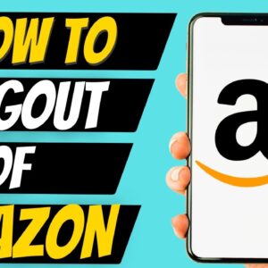 How to Logout of Amazon App iPhone & Android (NEW Update)