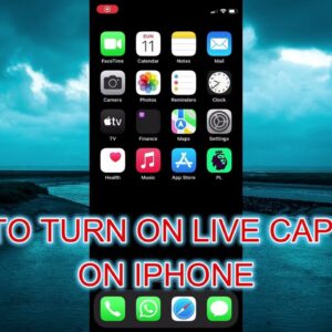 HOW TO TURN ON LIVE CAPTIONS ON IPHONE