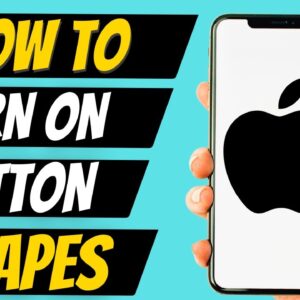 How To Turn On Button Shapes On iPhone