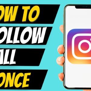 How to Unfollow All Your Followings on Instagram At Once (NEW WAY)