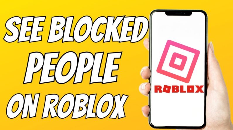 How To See Blocked People On Roblox