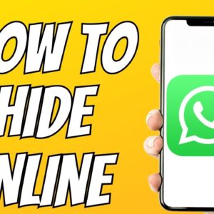 How To Hide Online Status On WhatsApp Tutorial