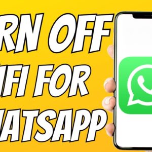 How To Turn Off Wifi For WhatsApp On iPhone 2023