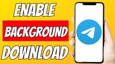 How To Enable Telegram Background Download 2023