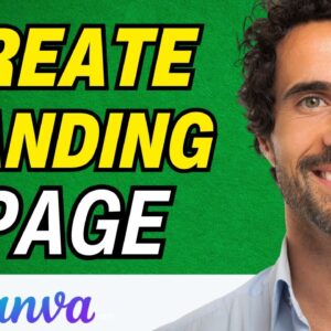 How to Create a FREE Landing Page With Canva (2024 Step By Step)