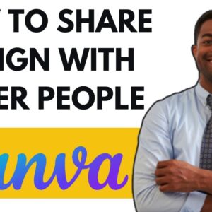 HOW TO SHARE CANVA DESIGN WITH OTHER PEOPLE