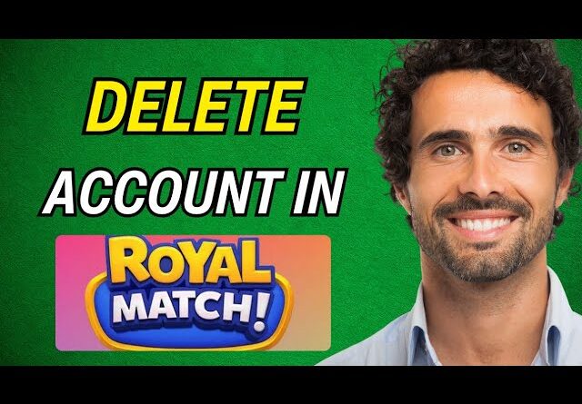 HOW TO DELETE ACCOUNT IN ROYAL MATCH 2024